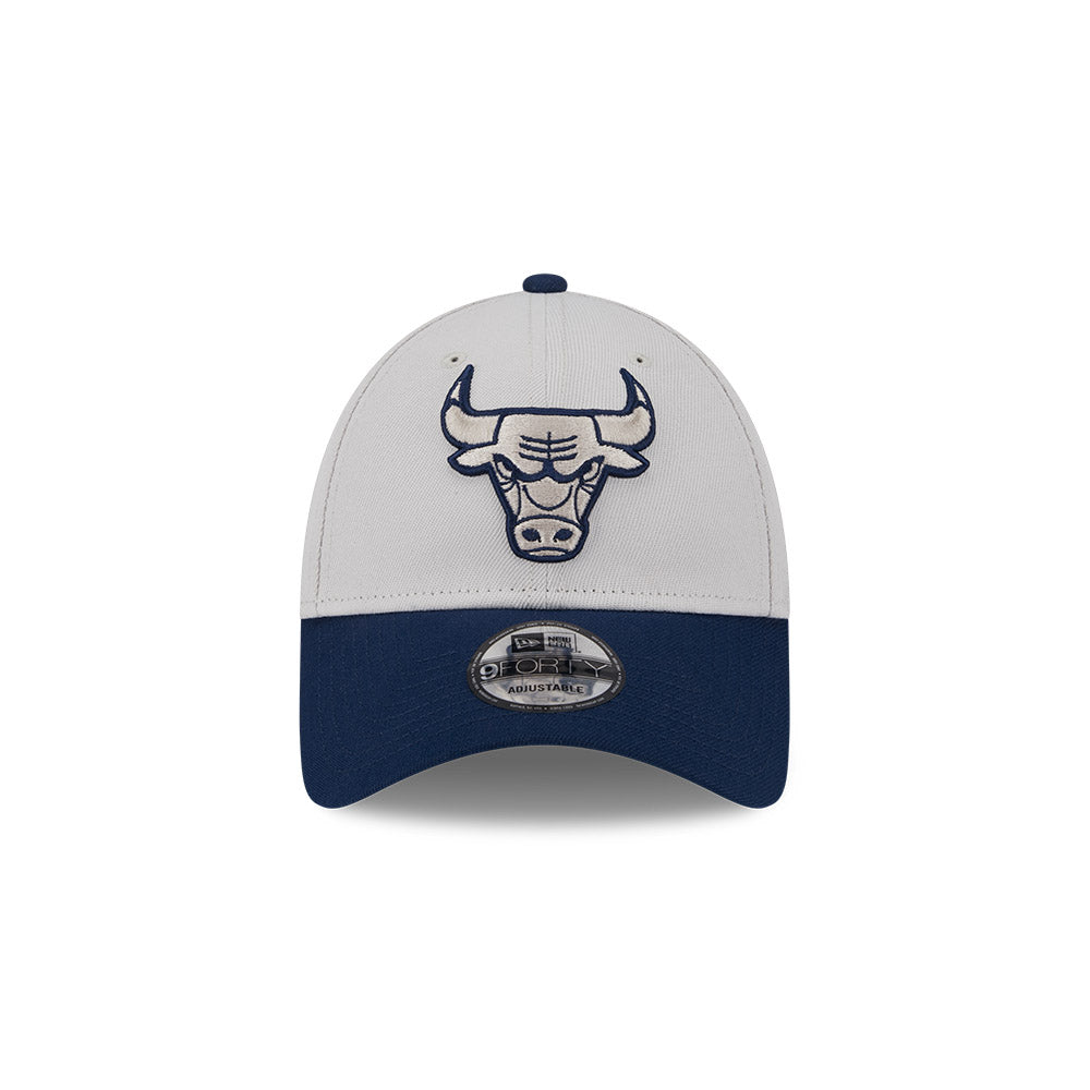 Chicago Bulls Hat - Oceanside Blue 2-Tone Repreve NBA 9Forty Strapback Cap - New Era